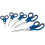 Draper 75552 5-Piece Soft-Grip Household Scissors Set,Blue 1