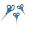 Draper 75552 5-Piece Soft-Grip Household Scissors Set,Blue 4
