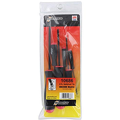 Bondhus 10686 Set di Cacciaviti Balldriver 1.5-5mm, 6 Pezzi 1