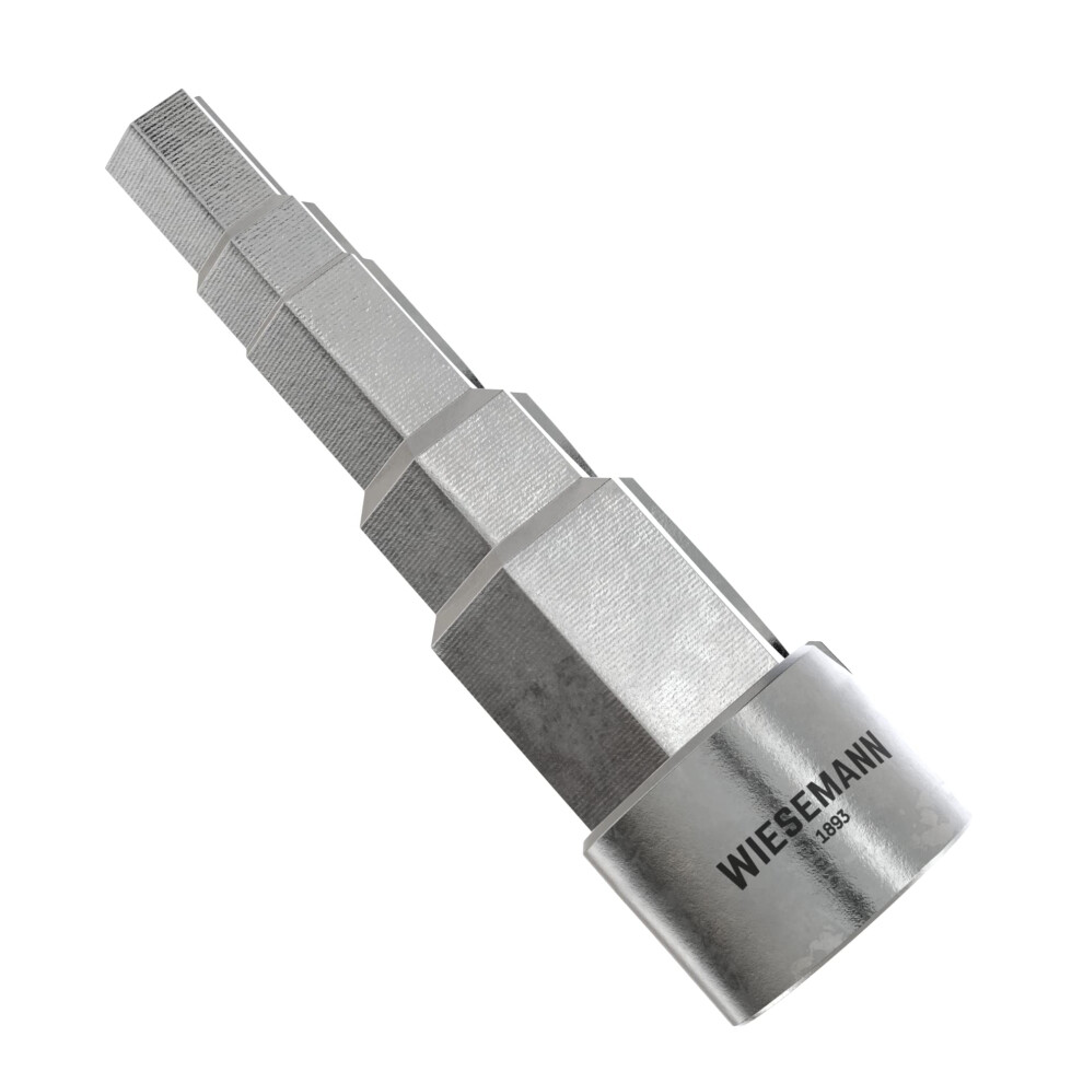 Universal Step Wrench With Inner Square 1/2" 5-Stage For Sanitary & Radiators By Wiesemann 1893 I 81116 4260496281116