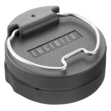 Portable Soldering Iron tip Sponge Cleaner, Watertight/airtight Carry case with Integrated Soldering Iron 'Rest bar'. Made in Japan. ENGINEER ss-05,