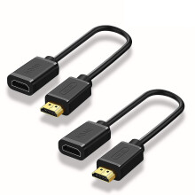 2 Pack HDMI Extender, HDMI Extension Cable 4K@60Hz 20cm HDMI Male to Female Adapter for Fire TV Stick, Roku Stick, Xbox 360, PS4