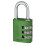 Abus combination lock 145/30 green - Luggage lock, locker lock and much more. - Aluminium padlock - individually adjustable combination code - ABUS 2
