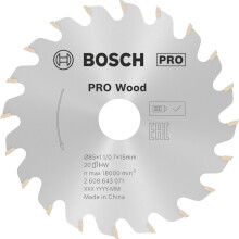 Optiline Wood cirkelzaagblad SK5 85mm - BOSCH - 2608643071