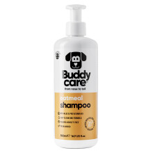 Oatmeal Dog Shampoo by Buddycare | Shampoo for Dogs with Irritated Skin | Relieving and Rehydrating | With Aloe Vera and Pro Vitamin B5 (500ml)