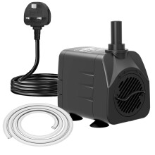 Submersible Pump 600L/H 10W Dry Burning Protection with Ultra Quiet Design 1.2m High Lift for Fountains, Hydroponics, Ponds, Aquariums & More……