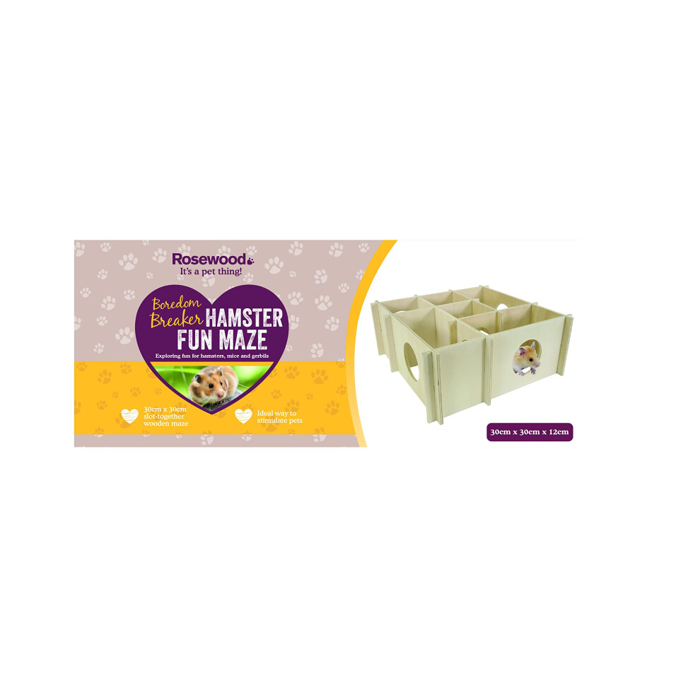 Boredom Breaker Hamster, Gerbil and Mouse Fun Maze Toy, Small