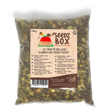 Guinea Pig Food 1.8kg - Crunchy Feed Grain and Veg Mix - Natural Feed for Guinea Pigs - SeedzBox - Multivitamins Carrots Barley and Alfalfa - High in