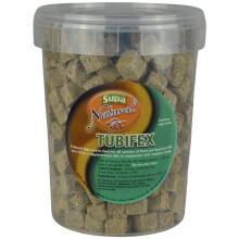 Natural Tubifex Cubes, 1 Litre Bucket, Highly Nutritious Protein Rich Food, Suitable For Aquarium And Pond Fish,