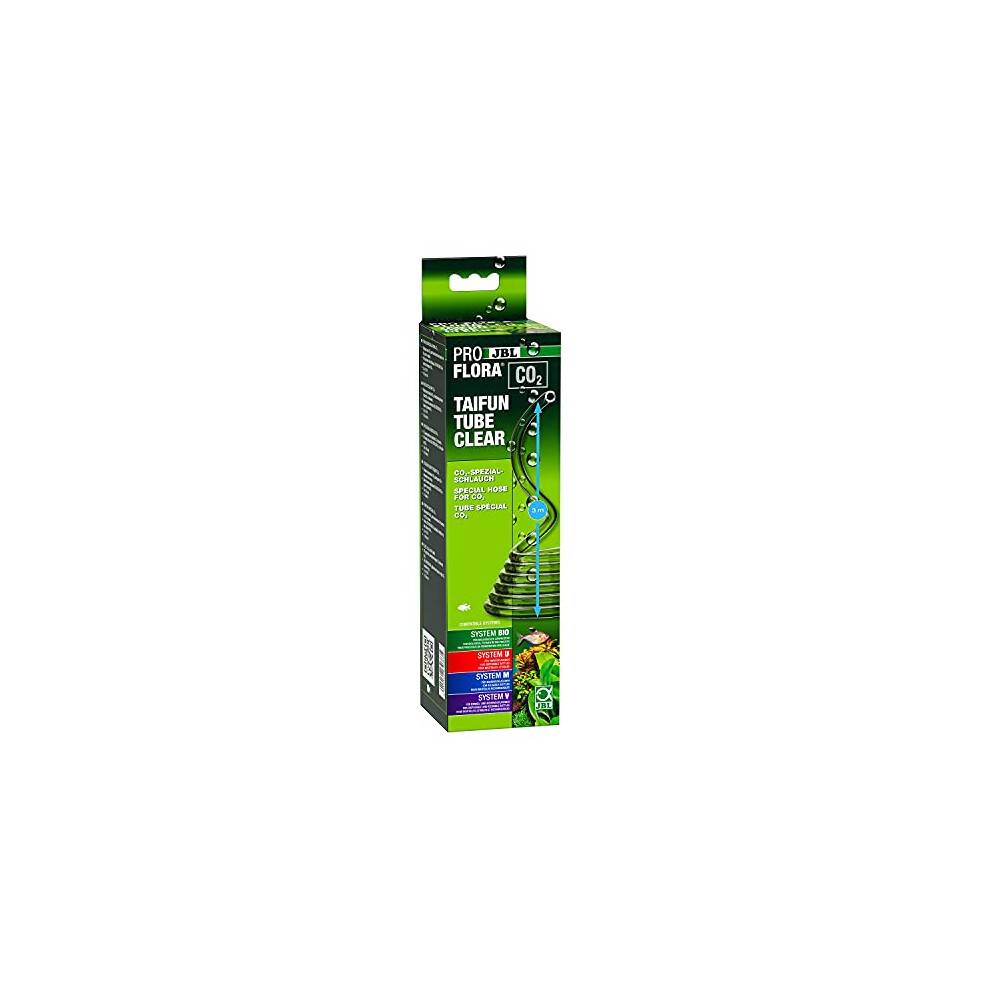 PROFLORA CO2 TAIFUN TUBE, CO2 special hose for aquariums, 3 m long, transparent