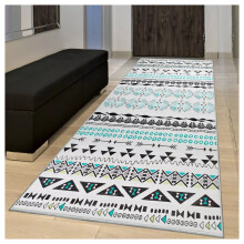 (40 x 60 cm- Small Bath Door Floor Mats, Zuri) Living Room Runner Rugs Printed Carpets Floor Mats