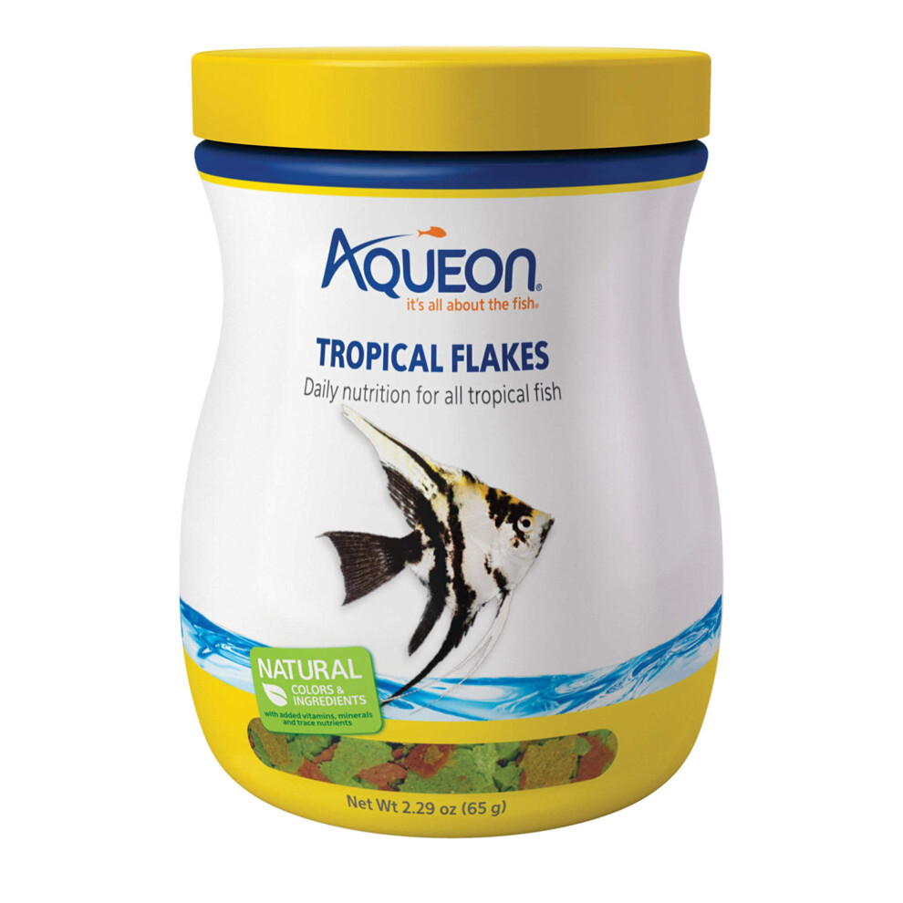 Tropical Flakes Fish Food, 2.29-Ounce