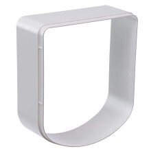 Extension for door for cats and small dogs Swing door SWING 3 and 5 EXTENSION 16.3 x 5 x h 18.4 cm - Depth: 5 cm, White