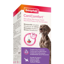 | CaniComfort Calming Diffuser Refill | Reduces Separation Anxiety & Stress in Dogs | Helps Ease Fear of Fireworks | Covers 70m² Area | Lasts Up To
