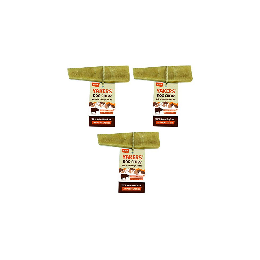 Dog Chew Medium x 3 - Yak Milk Value Pack of 3 - Save!
