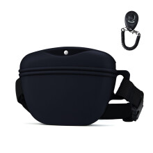 Pet Training Snack Pouch with Clicker 2.0 -Upgraded Magnetic Closure, 1.66 Cup Silicone Belt Pouch for Dog Treats,Perfect for Training & Walking.