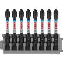Professional 8pcs. Screwdriver Bit Set Phillips (Impact Control, PH2 Bits, Length 50 mm, Pick and Click, Accessory Impact Drill)