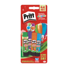 Rainbow Coloured Glue Sticks, Safe & Child-Friendly Craft Glue for Arts & Crafts Activities, Strong-Hold Kid's Glue Stick Set for School Supplies,