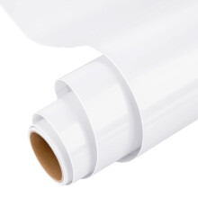 Permanent Vinyl for Cricut, 12" x 5 Ft White Permanent Vinyl Roll for Cricut, Silhouette & Cameo, Vinyl for Mug, Cup, Window & Home Decal, and other