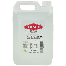 Distilled White Spirit Vinegar 5L for Cleaning, Pickling, Marinating, Weed Killer & Cooking