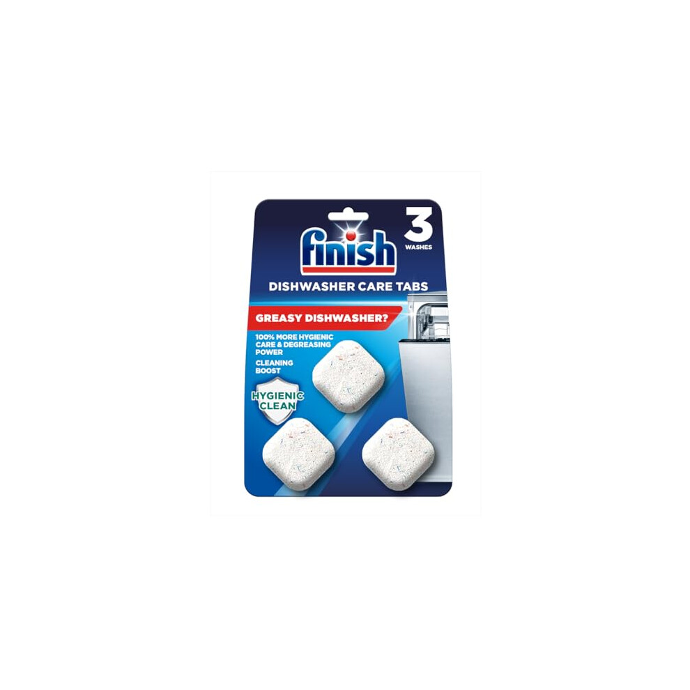 Finish In-Wash Dishwasher Cleaner Tablets, 53G, 3 Tablets, Up To 3 Months Of Clean