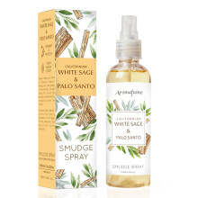 Aromafume White Sage & Palo Santo Smudge Spray 100 ml/3,3 oz | Sage spray til rensning af negativ energi og beskyttelse | Ikke-giftig | V?relsets