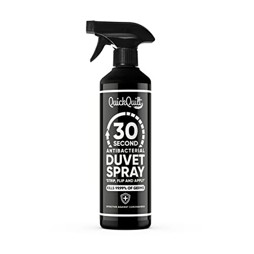 - 30 Second Anti-bacterial Duvet Spray | Bedding Disinfectant and Sanitiser 500ml, Clear