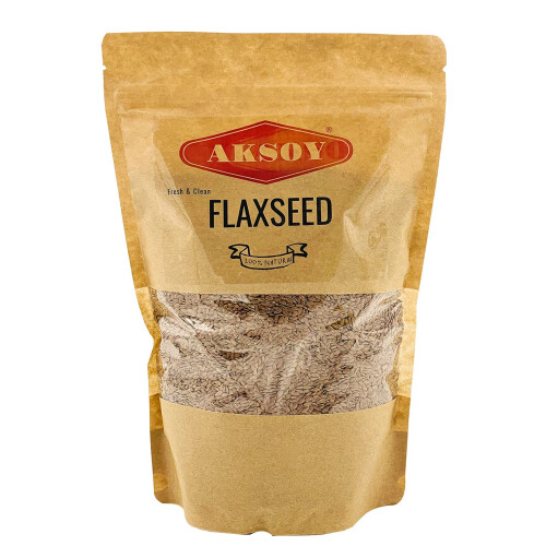 Brown Whole Flaxseed (Linseed) 1250gr || Batch Tested, Raw, Non GMO, Sproutable, Keto Friendly
