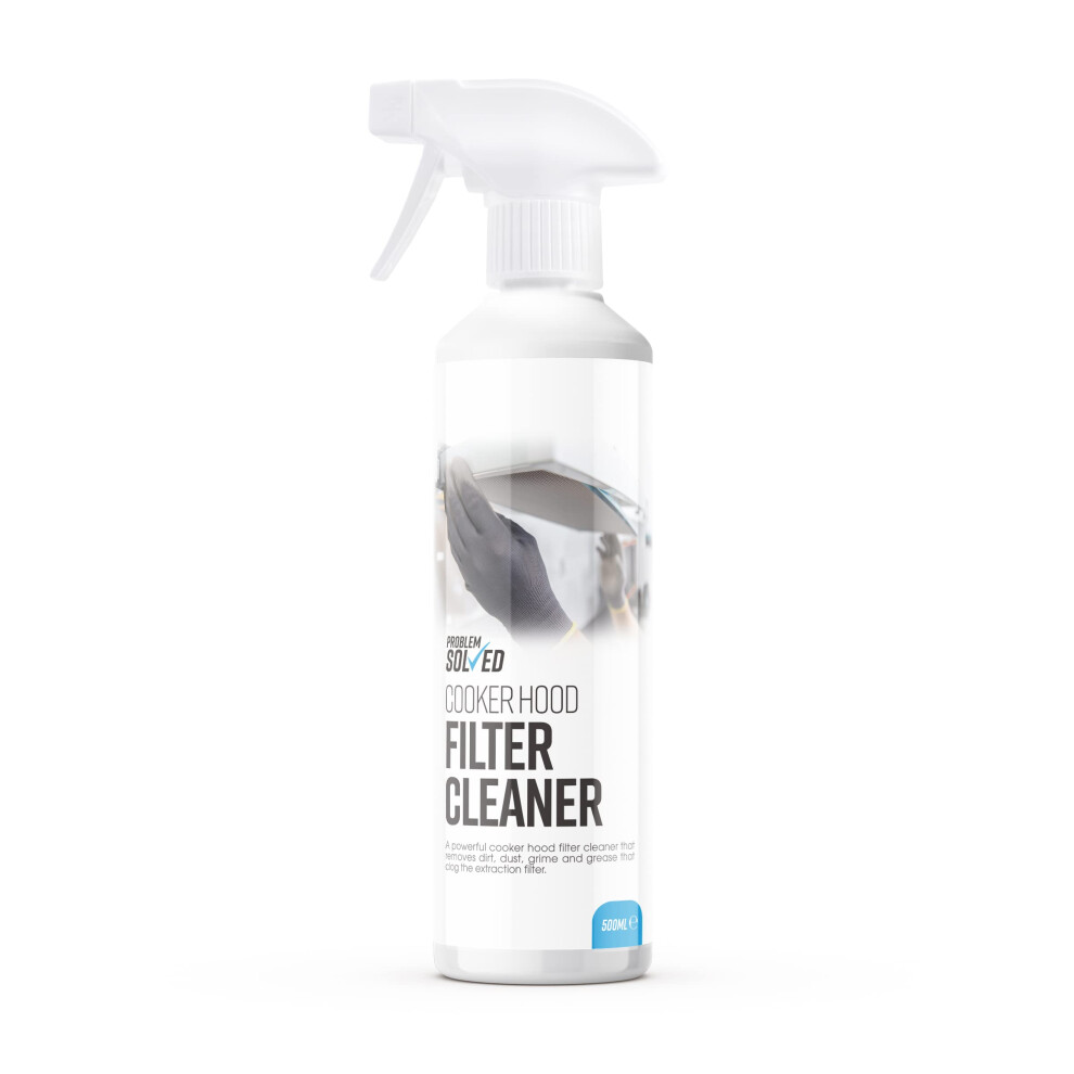 Problem Solved - Cooker Hood Mesh Filter Cleaner & Degreaser | Removes Grease, Grime, Fats And Oils - 500Ml