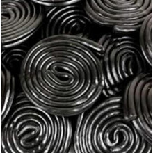Liquorice Wheels Sweets Black (400g)