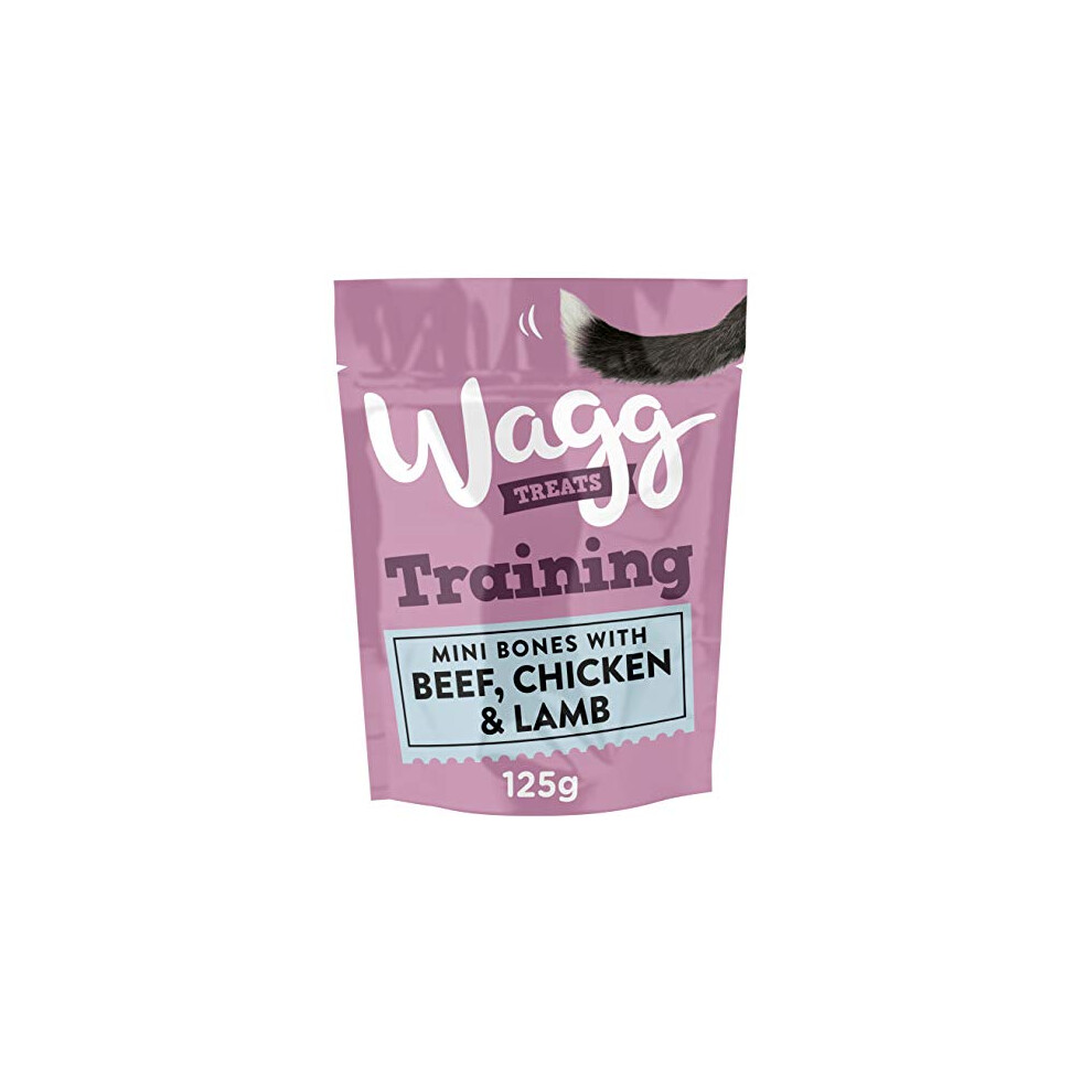 Wagg Training Beef, Chicken & Lamb Dog Treats 125G (Pack Of 7) - Oven Baked