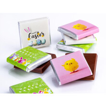 24 x Happy Easter Milk Chocolate Neapolitans – Perfect For An Easter Egg Hunt or Easter Gift