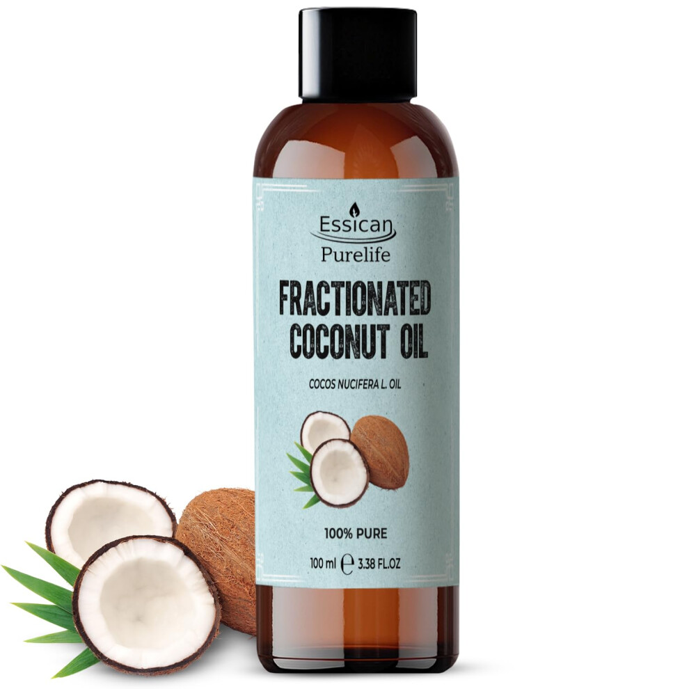 Coconut Oil Fractionated Liquid  - 100% pure & natural carrier oil 100ml - Image 3