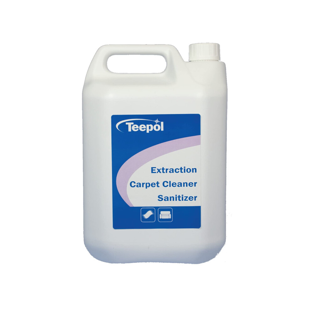 Extraction Carpet Cleaner 5L - Professional Upholstery and Rug Cleaning Solution, Low Foaming for Extraction Machines