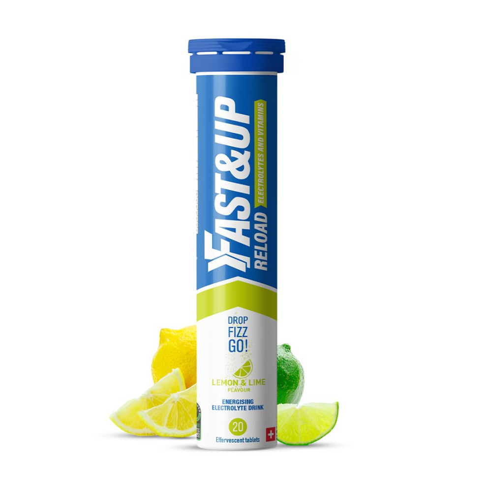 Fast&Up Reload Â Lemon & Lime - Instant Electrolytes & Hydration - 20 Effervescent Tablets