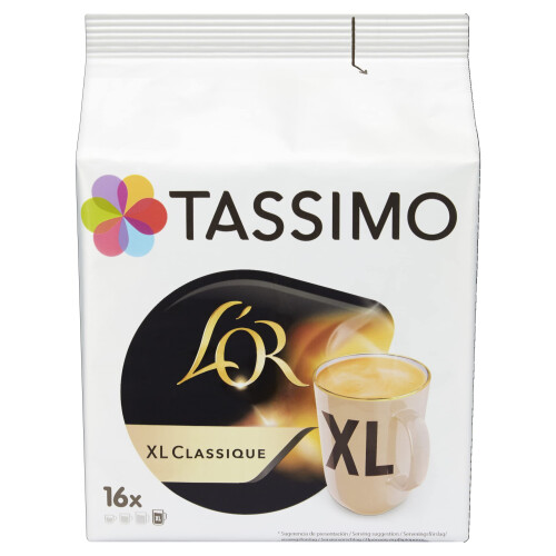 Tassimo L'OR Xl Classique Coffee Pods, Pack of 16 2