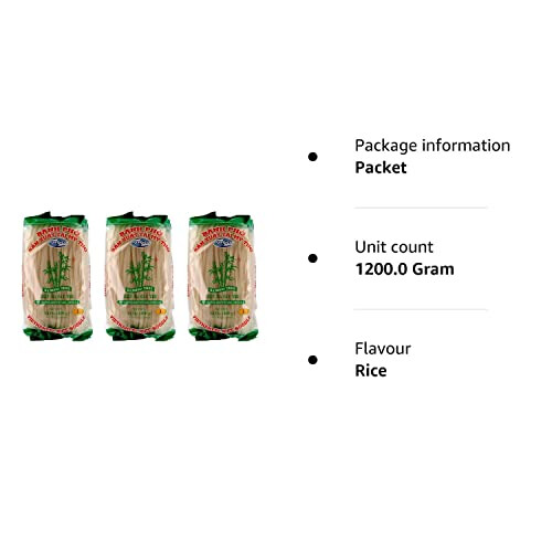 Rice Noodle (Large - 5MM) 400g - Pack of 3 2