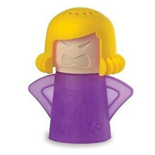 Microwave Cleaner Angry Mama Oven Steam Cleaner Odor Absorber Easily Cleans The Crud in Minutes,Purple