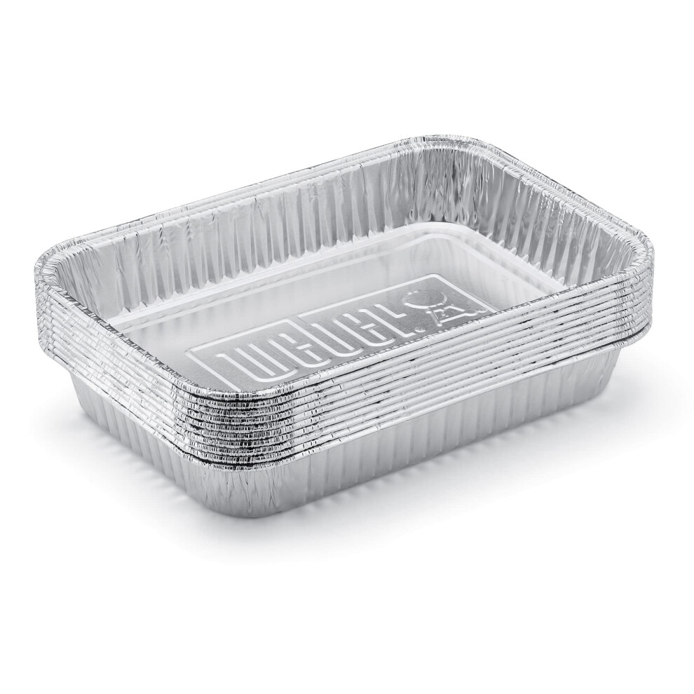 6415 Drip Pans 10-Piece, Small, Silver