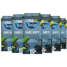 Earl Grey Tea, Black Tea, 150 Teabags, Pack of 6 x 25