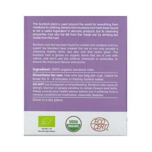 Organic Burdock Root Tea, 20 sachets 1
