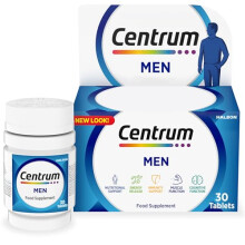 Men Multivitamin Tablets for Men, 30 Tablets, Vitamins with 23 Essential Nutrients, including Vitamin C, D and Magnesium (Packaging and Tablet colour