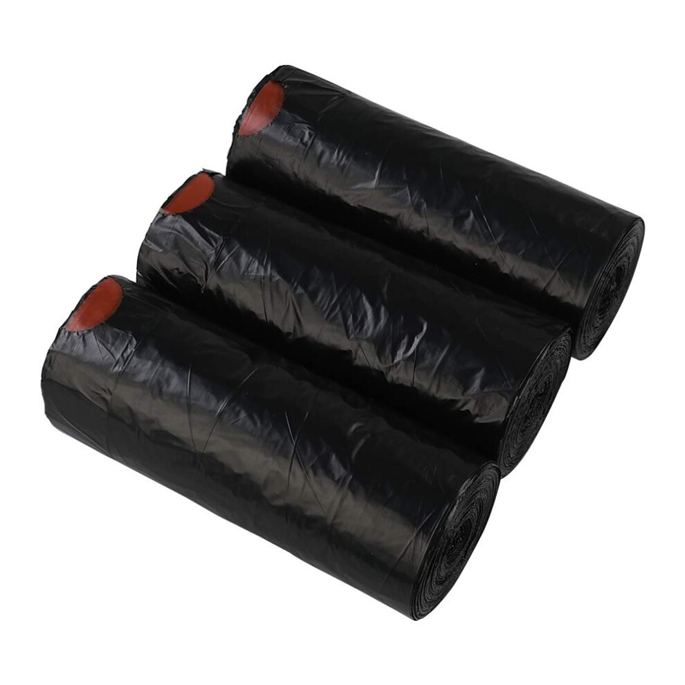 10L Small Drawstring Bin Bags, Black Trash Bags, 108 Bags