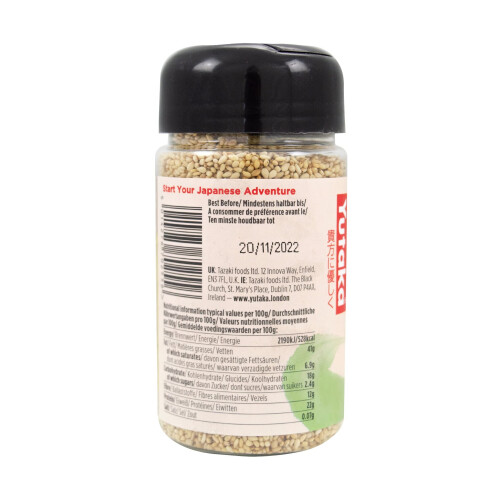 Yutaka Graines de Sésame Blanc Grillé 100g 1