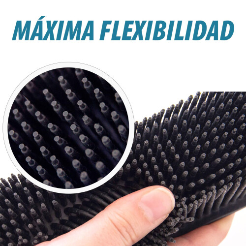 Professional Tools Rubber Broom for Hair Sweeping 1