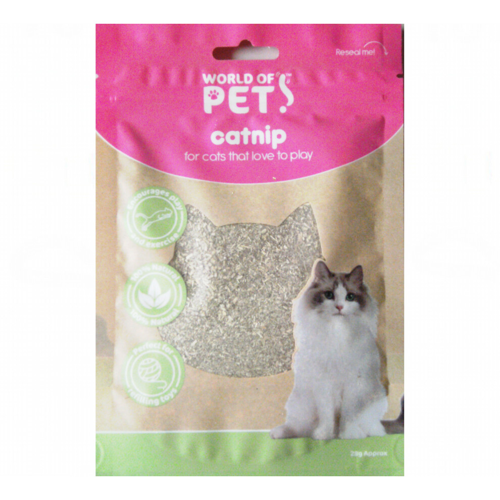 Catnip Leaves Treat For Cat Kitten 100% Natural Dried Herb Nip Toy - 28g