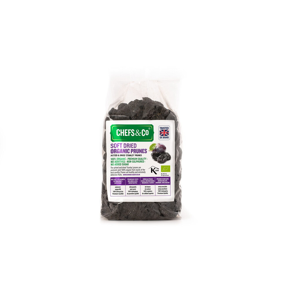 | Soft Dried Organic Prunes (pitted)| Organic Dried Fruits | Whole Fruits | Healthy Snack | Vegan&Vitamins Retained | Unsorbated,No Added Sugar,Kosher