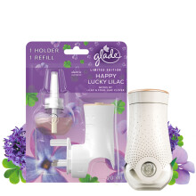 Plug In Holder and Refill, Electric Scented Oil, Happy Lucky Lilac, 20 ml