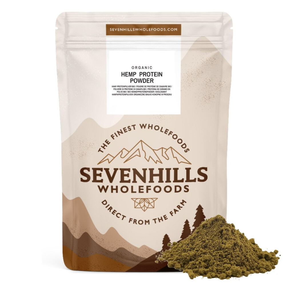 Sevenhills Wholefoods Organic Raw Hemp Protein Powder 500G