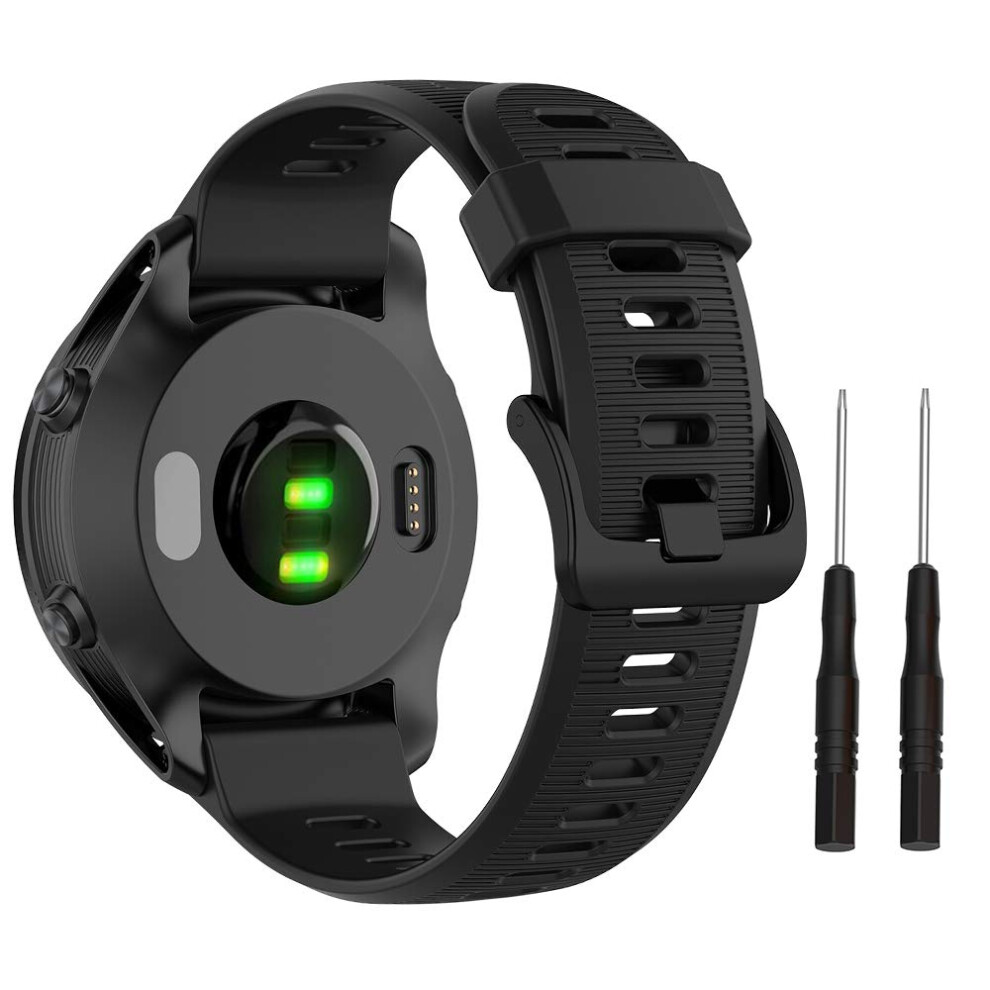 Strap For Forerunner 945/935, 22Mm Silicone Watch Band For Forerunner 955/965, Garmin Fenix 6/5, Quatix 5 Not,Specified 747045220375